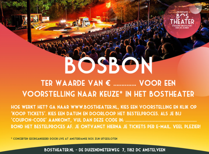 afbeelding van de Bostheater cadeaubon